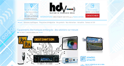 Desktop Screenshot of hdv-solutions.com