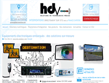 Tablet Screenshot of hdv-solutions.com